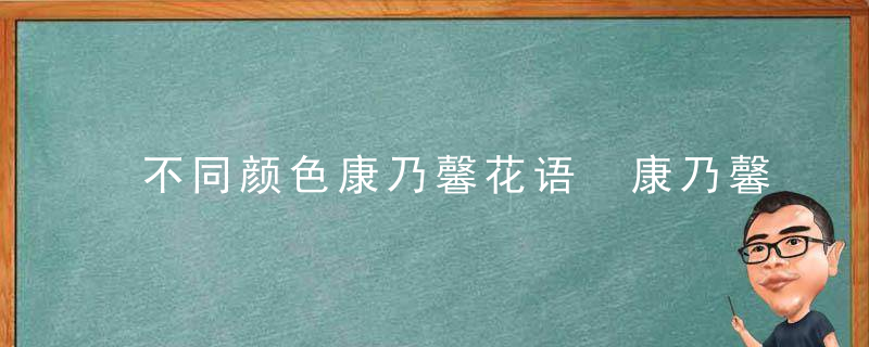 不同颜色康乃馨花语 康乃馨有什么颜色分别代表着什么